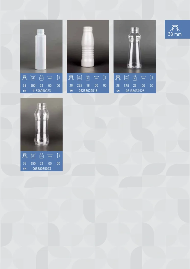 SakkaPlast Pet Bottles 38mm